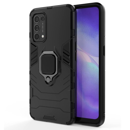 Husa pentru Oppo Reno5 Pro 5G - Techsuit Silicone Shield - Black