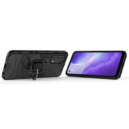 Husa pentru Oppo Reno5 Pro 5G - Techsuit Silicone Shield - Black