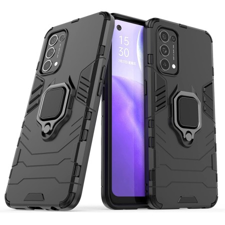 Husa pentru Oppo Reno5 Pro 5G - Techsuit Silicone Shield - Black