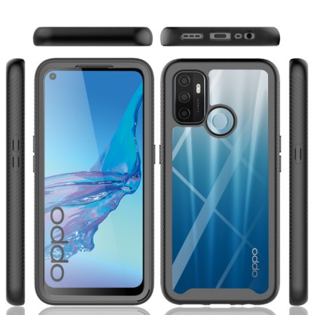 Husa pentru Oppo A53 / A53s 4G + Folie - Techsuit Defense360 Pro - Black