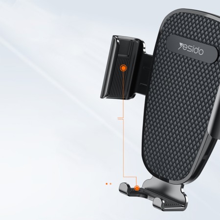 Suport Auto Telefon Bord / Parbriz - Yesido Gravity Grip (C119) - Black