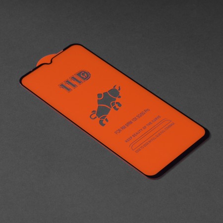 Folie pentru Xiaomi Redmi 9 / Redmi 9A / Redmi 9AT / Redmi 9C / Redmi 9C NFC / Redmi 10A - Techsuit 111D Full Cover / Full Glue Glass - Black