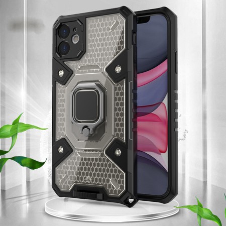 Husa pentru iPhone 11 - Techsuit Honeycomb Armor - Black