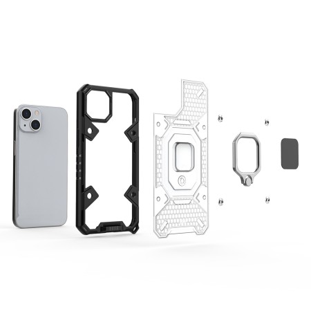 Husa pentru iPhone 13 mini - Techsuit Honeycomb Armor - Black