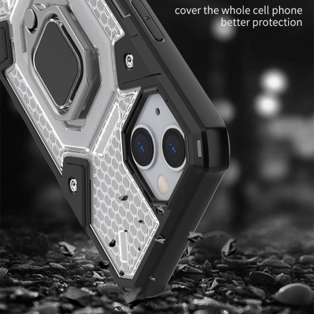 Husa pentru iPhone 13 mini - Techsuit Honeycomb Armor - Black