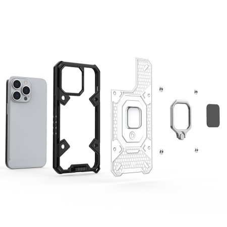 Husa pentru iPhone 13 Pro - Techsuit Honeycomb Armor - Black