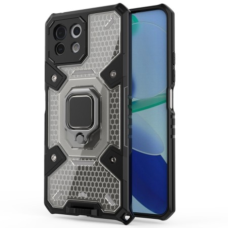 Husa pentru Xiaomi Mi 11 Lite 4G / Mi 11 Lite 5G / 11 Lite 5G NE - Techsuit Honeycomb Armor - Black