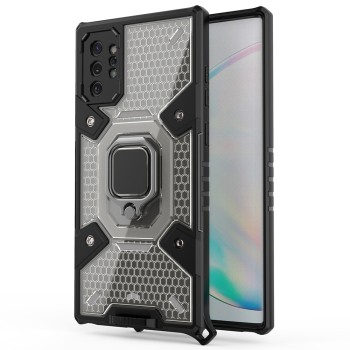 Husa pentru Samsung Galaxy Note 10 Plus - Techsuit Honeycomb Armor - Black