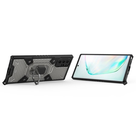 Husa pentru Samsung Galaxy Note 10 Plus - Techsuit Honeycomb Armor - Black