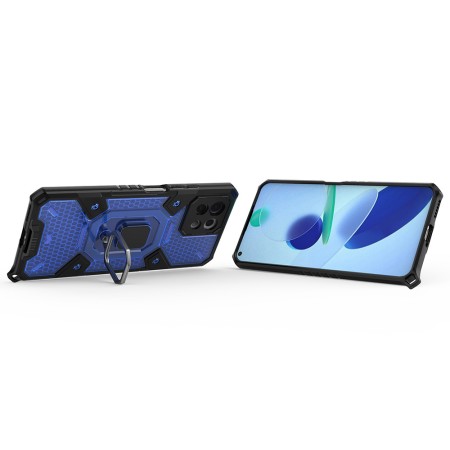 Husa pentru Xiaomi Mi 11 Lite 4G / Mi 11 Lite 5G / 11 Lite 5G NE - Techsuit Honeycomb Armor - Blue