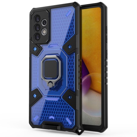 Husa pentru Samsung Galaxy A72 4G / A72 5G - Techsuit Honeycomb Armor - Blue