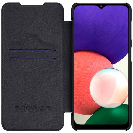 Husa pentru Samsung Galaxy A22 4G - Nillkin QIN Leather Case - Black