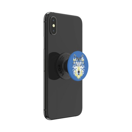 Suport pentru telefon - Popsockets PopGrip - Geo Wolf