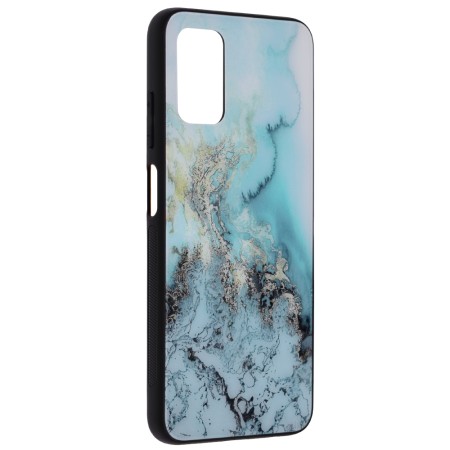 Husa pentru Samsung Galaxy A03s - Techsuit Glaze Series - Blue Ocean