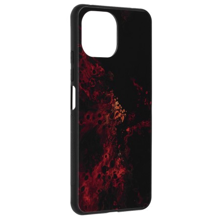 Husa pentru Xiaomi Mi 11 Lite / Mi 11 Lite 5G / 11 Lite 5G NE - Techsuit Glaze Series - Red Nebula