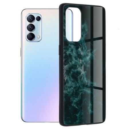 Husa pentru Oppo Reno5 Pro 5G - Techsuit Glaze Series - Blue Nebula