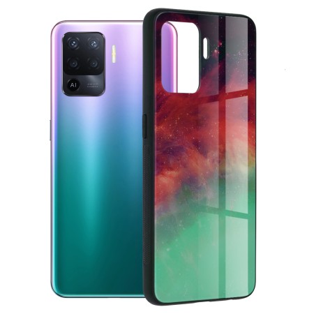 Husa pentru Oppo A94 4G / Reno5 Lite - Techsuit Glaze Series - Fiery Ocean