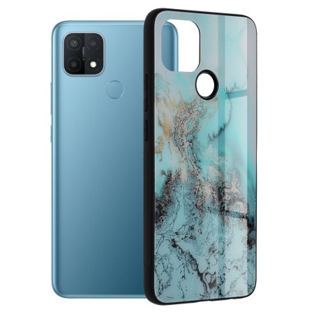 Husa pentru Oppo A15 / A15s - Techsuit Glaze Series - Blue Ocean