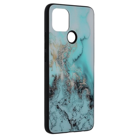 Husa pentru Oppo A15 / A15s - Techsuit Glaze Series - Blue Ocean