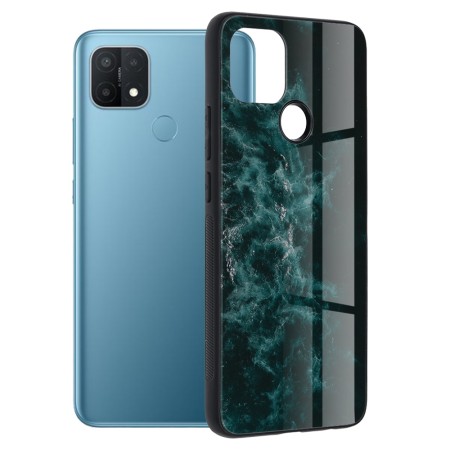 Husa pentru Oppo A15 / A15s - Techsuit Glaze Series - Blue Nebula