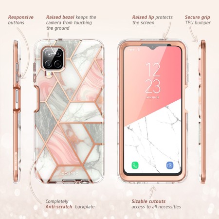 Husa pentru Samsung Galaxy A12 / A12 Nacho - I-Blason Cosmo - Marble