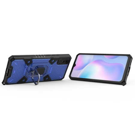 Husa pentru Xiaomi Redmi 9A / Redmi 9AT - Techsuit Honeycomb Armor - Blue