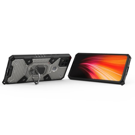 Husa pentru Xiaomi Redmi 9C / Redmi 9C NFC - Techsuit Honeycomb Armor - Black