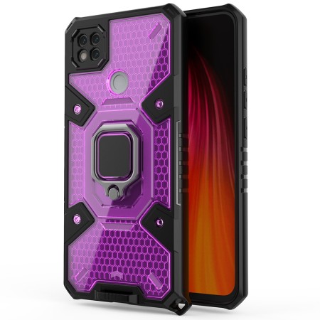 Husa pentru Xiaomi Redmi 9C / Redmi 9C NFC - Techsuit Honeycomb Armor - Rose-Violet