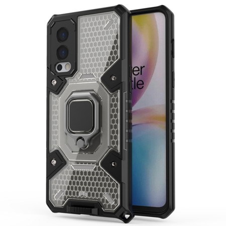 Husa pentru OnePlus Nord 2 5G - Techsuit Honeycomb Armor - Black