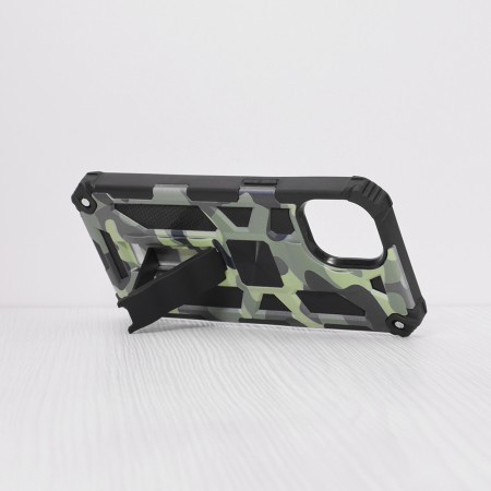 Husa pentru iPhone 13 - Techsuit Blazor Series - Camo Lime