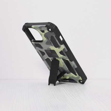 Husa pentru iPhone 13 - Techsuit Blazor Series - Camo Lime