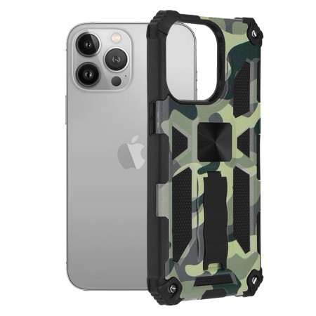 Husa pentru iPhone 13 Pro - Techsuit Blazor Series - Camo Lime