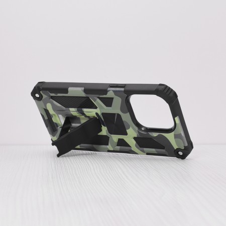 Husa pentru iPhone 13 Pro - Techsuit Blazor Series - Camo Lime