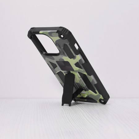 Husa pentru iPhone 13 Pro - Techsuit Blazor Series - Camo Lime