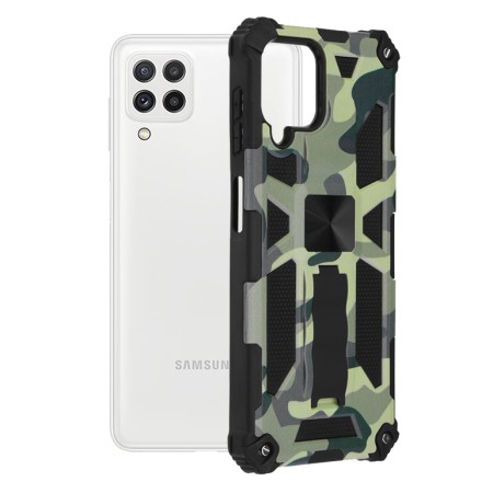 Husa pentru Samsung Galaxy A22 4G / M22 4G - Techsuit Blazor Series - Camo Lime