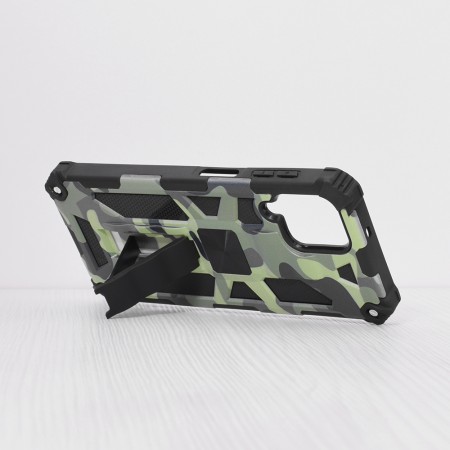 Husa pentru Samsung Galaxy A22 4G / M22 4G - Techsuit Blazor Series - Camo Lime