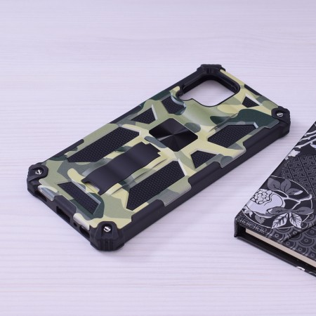 Husa pentru Samsung Galaxy A22 4G / M22 4G - Techsuit Blazor Series - Camo Lime