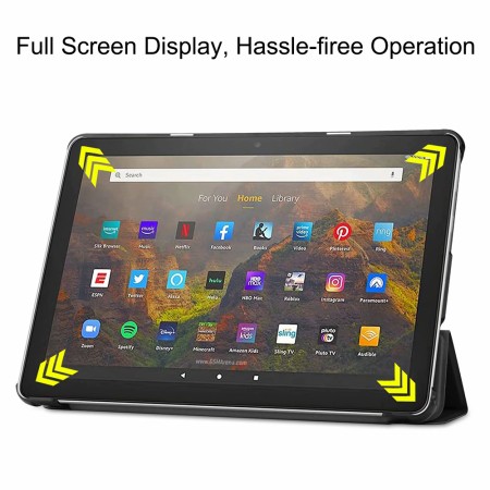 Husa pentru Amazon Fire HD 10 (2021) / Amazon Fire HD 10 Plus (2021) - Techsuit FoldPro - Black