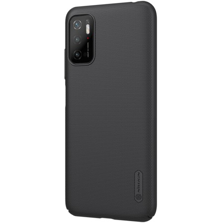 Husa pentru Xiaomi Redmi Note 10 5G / Poco M3 Pro 5G - Nillkin Super Frosted Shield - Black