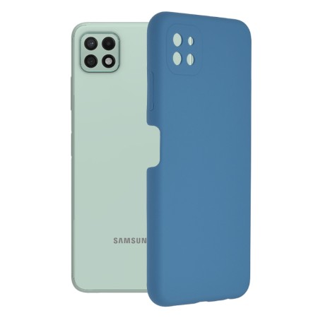 Husa pentru Samsung Galaxy A22 5G - Techsuit Soft Edge Silicone - Denim Blue