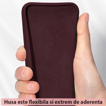 Husa pentru ung Galaxy A22 4G / M22 4G - Techsuit Soft Edge Silicone - Plum Violet