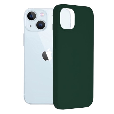 Husa pentru iPhone 13 - Techsuit Soft Edge Silicone - Dark Green