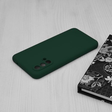 Husa pentru OnePlus Nord CE 5G - Techsuit Soft Edge Silicone - Dark Green