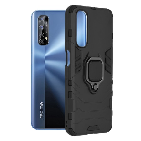 Husa pentru Realme 7 - Techsuit Silicone Shield - Negru