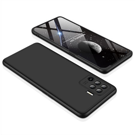 Husa pentru Oppo A94 4G / Reno5 Lite 4G + Folie - GKK 360 - Black