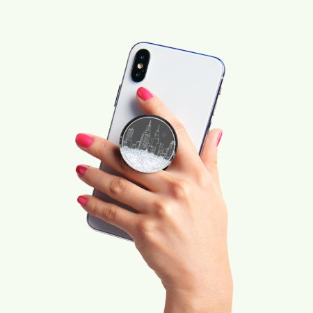 Suport pentru telefon - Popsockets PopGrip - Tidepool Snowglobe Cityscape