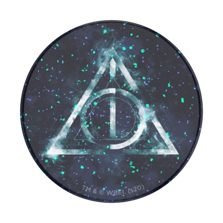 Suport pentru telefon - Popsockets PopGrip - Glitter Deathly Hallows