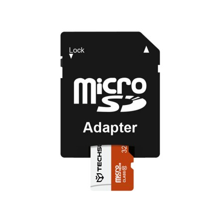 Card de Memorie MicroSDHC 32GB + Adaptor - Techsuit - Black