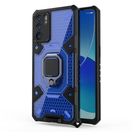 Husa pentru Oppo Reno6 5G - Techsuit Honeycomb Armor - Blue