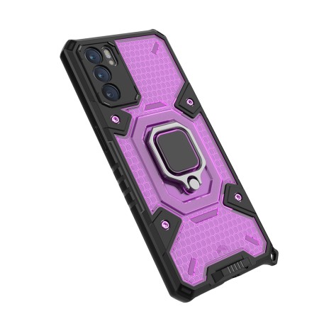 Husa pentru Oppo Reno6 5G - Techsuit Honeycomb Armor - Rose-Violet